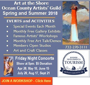 Ocean County Artists' Guild - Events, Classes, Workshops
